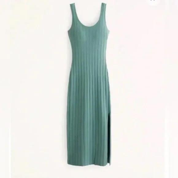 Abercrombie & Fitch | Dresses | Abercrombie Ribbed Midi Sweater Dress |  Poshmark